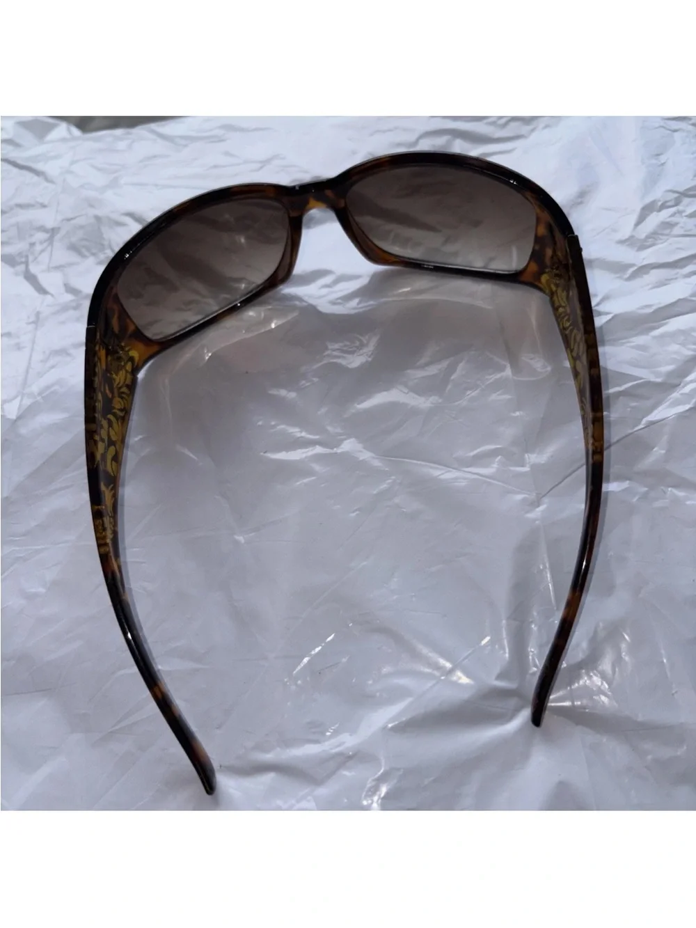 Oscar de la Renta Tortoiseshell Frame Sunglasses with Brown Lenses